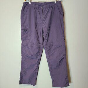 Mountain Warehouse Hiker Zip Off Womens Pants‎ Sz 12 Convertible Nylon Active
